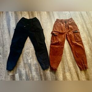 Cargo Pants Bundle Brown & Black Boys size 14